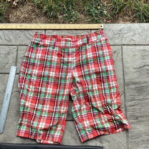 Blokecore gorpcore nostalgia earthy artisanal Jones New York Red Shorts Size 4